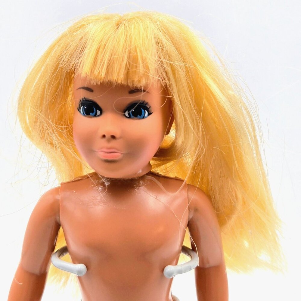 1971 Malibu Skipper Doll Head No Body Mattel Read